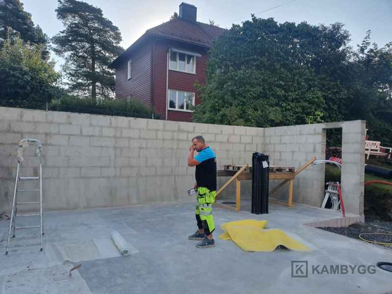 KAMBYGG_Project_029_26 Bygdøy: fundament til garasje • KAMBYGG